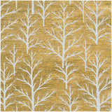 Winter Trees Gold & White Embossed Foil Gift Wrap - One 76.2 cm X 1.83 m Roll