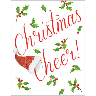 Christmas Cheer Enclosure Cards & Envelopes - 4 Mini Cards & 4 Envelopes