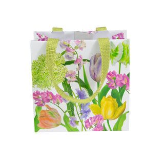 Spring Flower Show Small Square Gift Bags - 1 Each