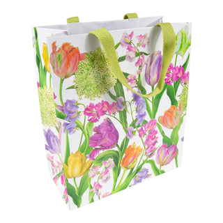 Spring Flower Show Large Gift Bag 10"L x 4.75"W x 11.75"H - includes 1 bag