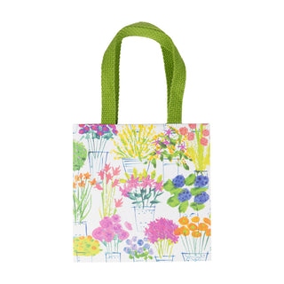 Flower Market Gift Bag Sm Sq. 5 3/4X2 1/2 X 5 3/4