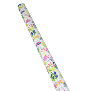 Flower Market Gift Wrap - 1 Continuous Roll of Wrapping Paper