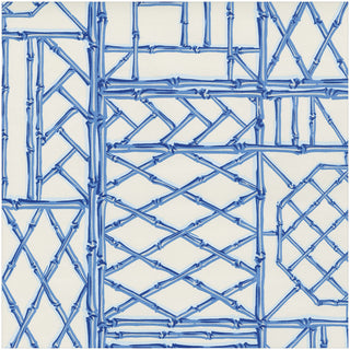 Bamboo Screen China Blue Gift Wrap 100834RC