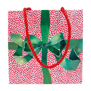Tied With A Bow Gift Bag Sm Sq. 5 3/4X2 1/2 X 5 3/4