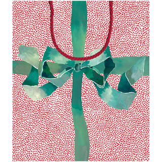 Tied With A Bow Large Gift Bag 10"L x 4.75"W x 11.75"H - includes 1 bag