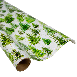 White Christmas Roll Wrap 30 Inch X 8Ft-2 Inch Core