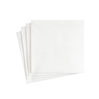 Paper Linen White Napkin Solid Airlaid Cocktail-15 In