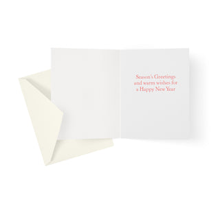 Birds And Holly Petite Christmas Cards - Includes 5 Cards & Envelopes