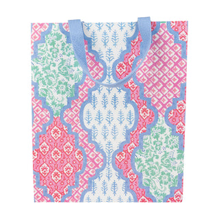 Provencale Cotton Pink Multi Large Gift Bag 10"L x 4.75"W x 11.75"H - includes 1 bag