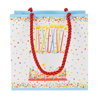 Birthday Cake Gift Bag Sm Sq. 5 3/4X2 1/2 X 5 3/4