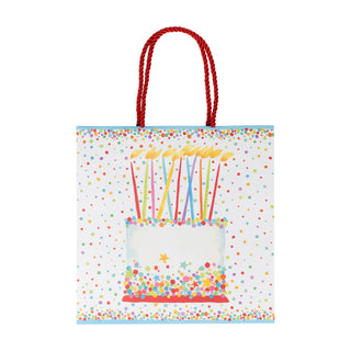 Birthday Cake Med Square Size 9-3/4 X 9-3/4 X 4