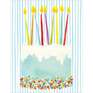 Birthday Cake Enclosure Cards & Envelopes - 4 Mini Cards & 4 Envelopes