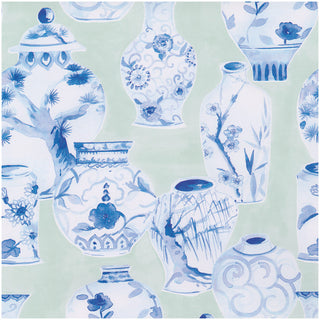 Glazed Porcelain Celadon Gift Wrap - One 30" X 8' Roll