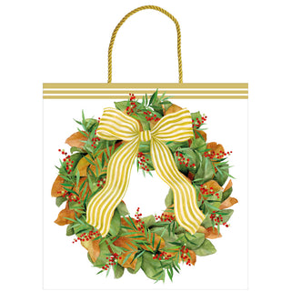 Magnolia Wreath Gift Bags - includes 1 Gift Bags