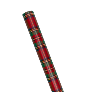 Scottish Tartan Red Roll Wrap - includes 1 Roll
