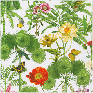 Paradise Garden White Gift Wrap 101531RC