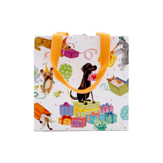 Birthday Pets Small Square Gift Bag - 5.75"L x 2.5" W x 5.75"H - includes 1 bag