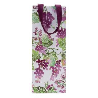 Grapevines Bottle Bag 5"L x 3.5"W x 13"H - includes 1 bag