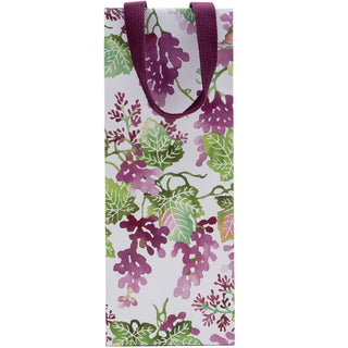 Grapevines Bottle Bag 5"L x 3.5"W x 13"H - includes 1 bag