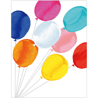 Balloons Gift Enclosure Cards - includes 4 cards & envelopes