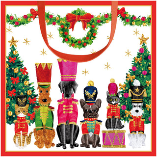 Toy Soldier Pets Small Square Gift Bag 5.75"L x 2.5" W x 5.75"H - includes 1 bag