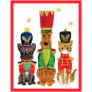 Toy Soldier Pets Gift Enclosure Cards - includes 4 cards & envelopes