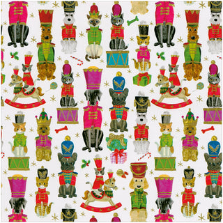 Toy Soldier Pets Gift Wrap