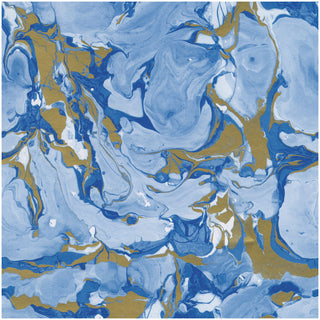 Marbled Blue Gift Wrap