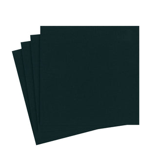 Paper Linen Black Napkin Solid Airlaid Cocktail-15 In