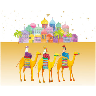We Three Kings Petite Christmas Cards - Includes 5 Cards & Envelopes