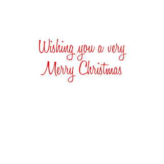Santa And Little Trees Petite Christmas Cards - Includes 5 Cards & Envelopes