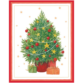 Little Decorated Tree Petite Christmas Cards - Includes 5 Cards & Envelopes