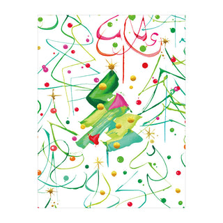 Pop Christmas Blank Classic Christmas Cards - Includes 5 Cards & Envelopes