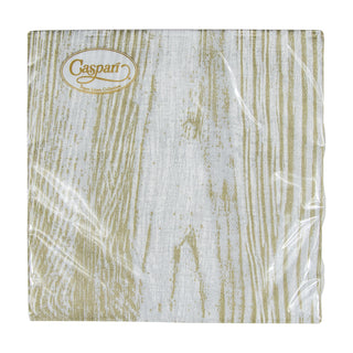 Faux Bois Birch-Paper Linen Napkin Airlaid Cocktail-15 In