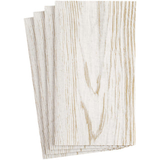 Faux Bois Birch-Paper Linen Guest Towels Airlaid - 12 In