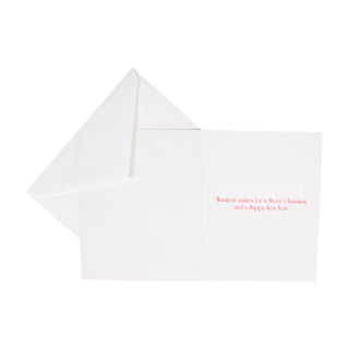 Gilded Trees Classic Christmas Cards - Includes 5 Cards & Envelopes