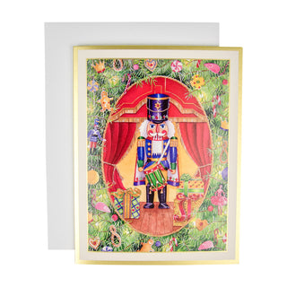 Nutcracker Vignette Blank Classic Christmas Cards - Includes 5 Cards & Envelopes B98