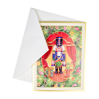 Nutcracker Vignette Blank Classic Christmas Cards - Includes 5 Cards & Envelopes B98