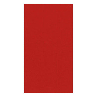 Paper Linen Red Guest Towels Solid Airlaid - 12 In