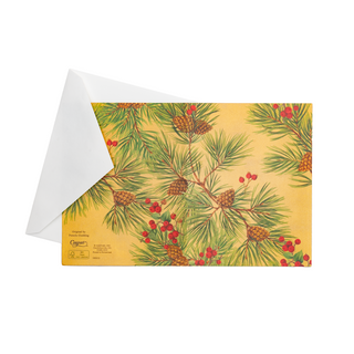 Evergreen And Berries Classic Boxed Christmas Cards - includes 15 cards & envelopes