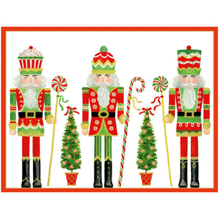 Row Of Nutcrackers Classic Christmas Card Blank - includes 1 card & envelope