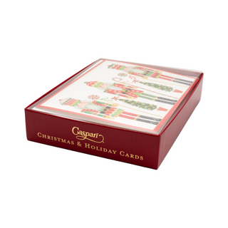Row Of Nutcrackers Classic Boxed Christmas Cards - includes 15 cards & envelopes