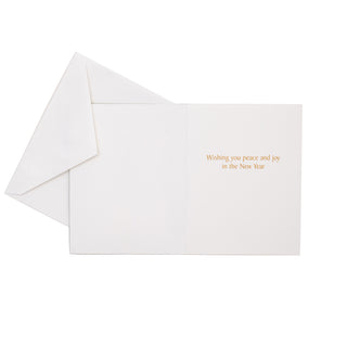Christmas Tree Marbled Foil Classic Boxed Christmas Cards - includes 10 cards & envelopes