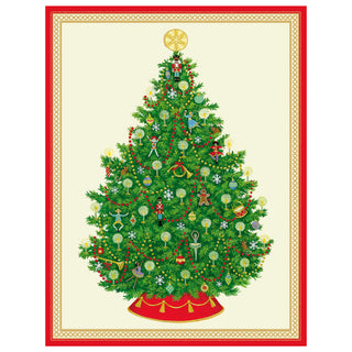 Nutcracker Ballet Christmas Tree Large Boxed Christmas Cards - includes 15 Boxed Christmas Cards