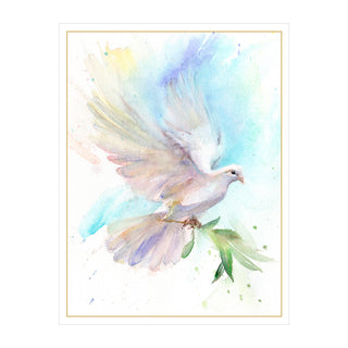 Peace Dove Classic Christmas Cards - includes 5 cards & envelopes