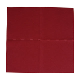 Paper Linen Cranberry Napkin Solid Airlaid Cocktail-15 In