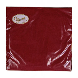 Paper Linen Cranberry Napkin Solid Airlaid Cocktail-15 In