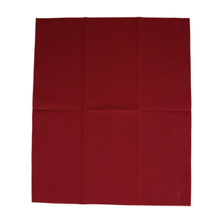 Paper Linen Cranberry Guest Towels Solid Airlaid - 12 In