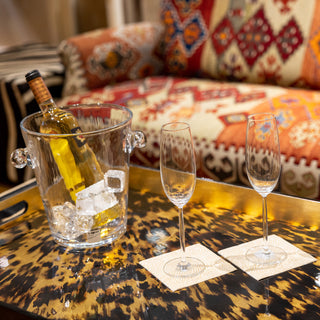 Tortoiseshell Lacquer Oversize Rect Tray-30X22