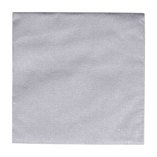 Paper Linen Silver Napkin Solid Airlaid Cocktail-15 In